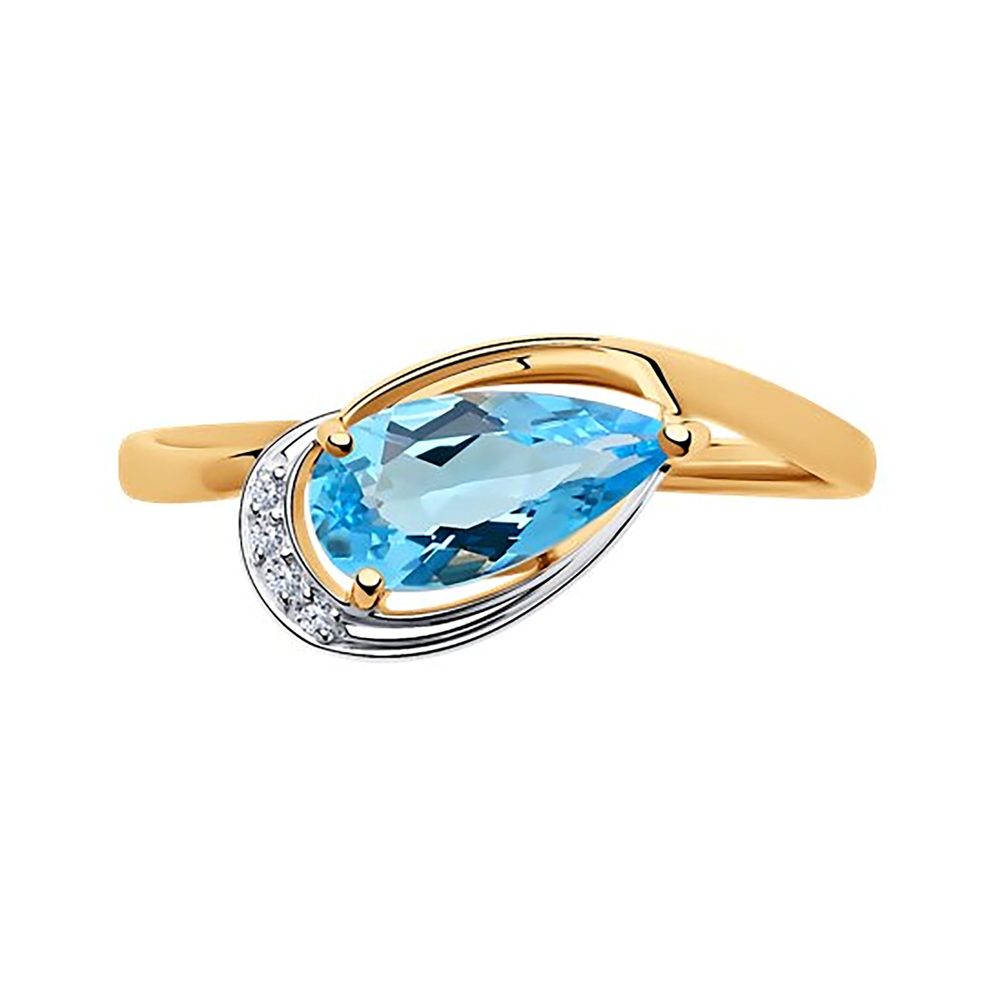 Кольцо из золота 585 пробы SOKOLOV 51-310-00620-1 Золото 585 пр.