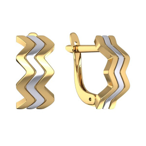 Серьги из золота 585 пробы SANIS 08-207671
