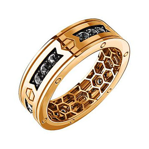 Печатка из золота 585 пробы с фианитом SANIS 08-510149