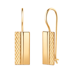 Серьги из золота 585 пробы ATOLL 2646а