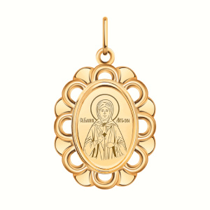 Кулон из золота 585 пробы ATOLL 3284