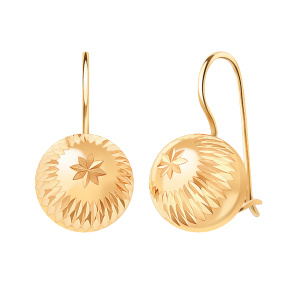 Серьги из золота 585 пробы ATOLL 20381а-2