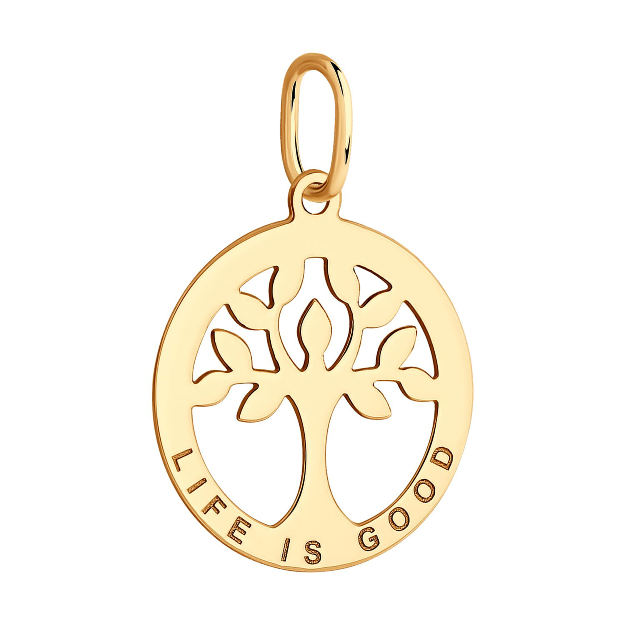 Кулон из золота 585 пробы SOKOLOV 51-130-02004-1 Золото 585 пр.