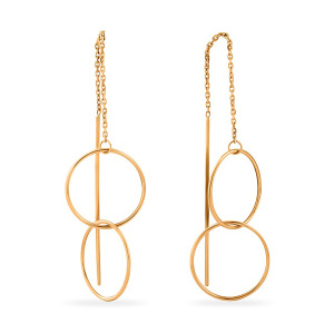 Серьги из золота 585 пробы SANIS 03-206079