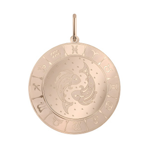 Кулон из золота 585 пробы МАГНАТ 1812 рыбы