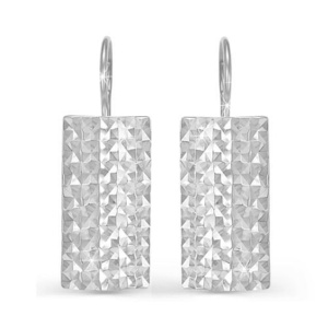 Серьги из серебра 925 пробы DEL'TA с220185