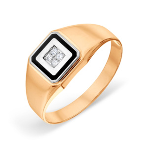 Печатка из золота 585 пробы KARATOV Т15204А260