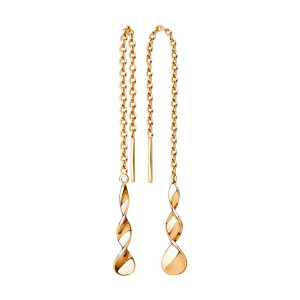 Серьги из золота 585 пробы SANIS 01-207556