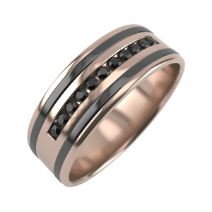 Кольцо из золота 585 пробы с бриллиантом GRAF КОЛЬЦОВ В-49кч/к