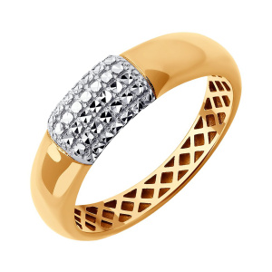 Кольцо из золота 585 пробы SOKOLOV 019508