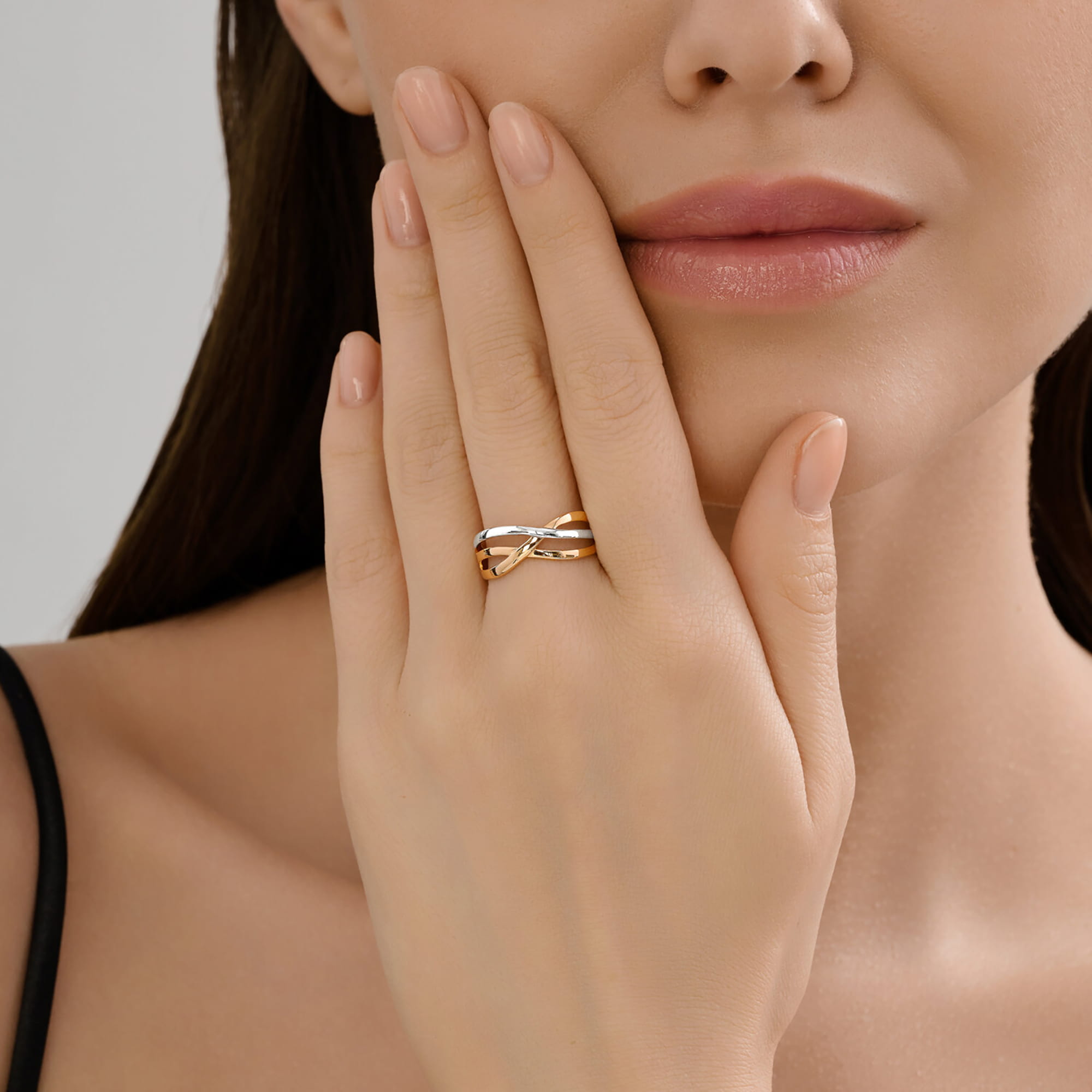 Кольцо из золота 585 пробы SOKOLOV 019579 