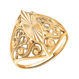 Кольцо из золота 585 пробы ATOLL 4106А