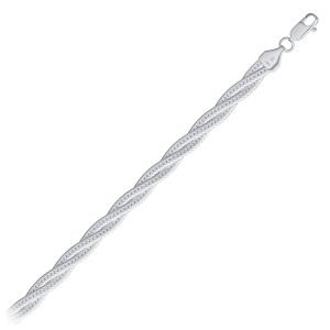 Цепь из серебра 925 пробы KRASTSVETMET НЦ 22-025Ю-3 d.0,50