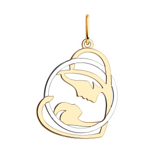 Кулон из золота 585 пробы SOKOLOV 51-130-01640-1