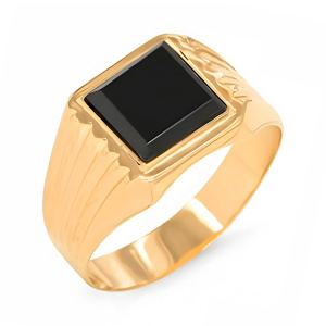 Кольцо из золота 585 пробы с фианитом DEL'TA 040056