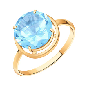 Кольцо из золота 585 пробы с ситаллом ATOLL 90005к-Тп