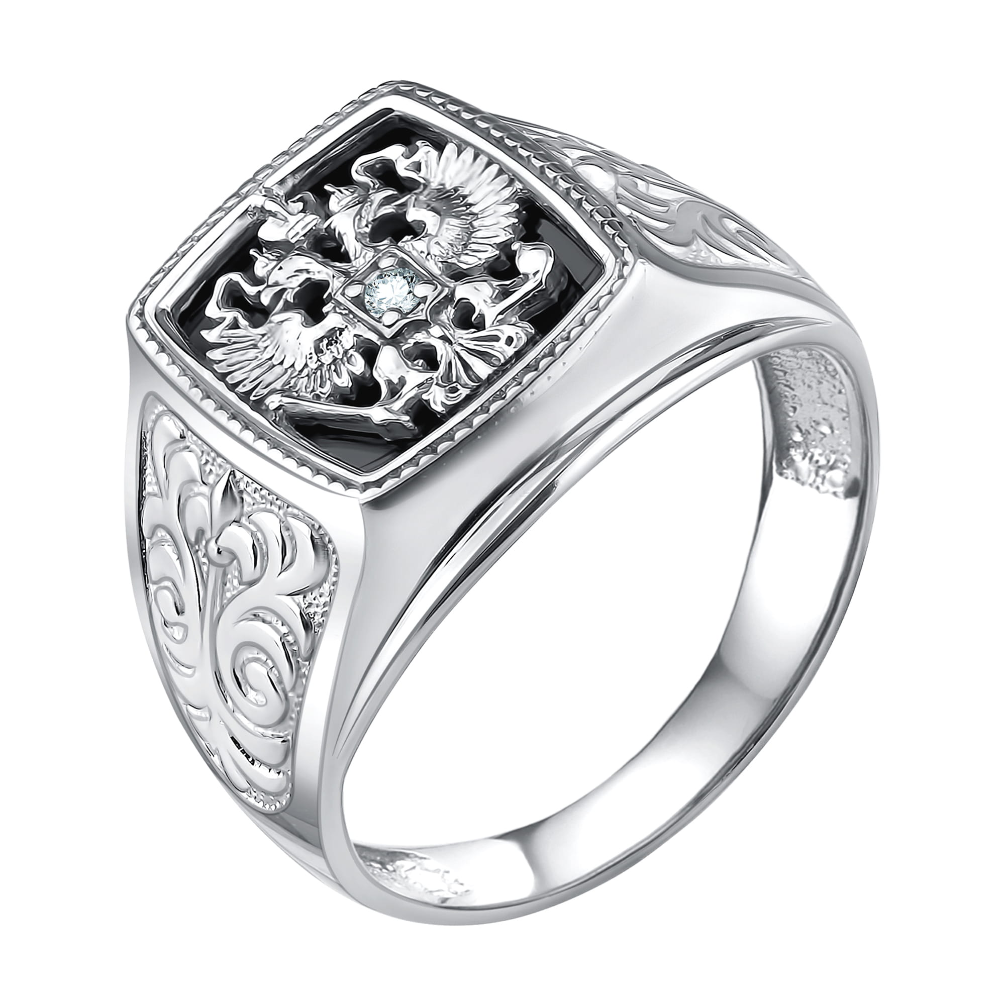 Кольцо из серебра 925 пробы с фианитом TALANT 21-72-0008-29143 Серебро 925 пр.