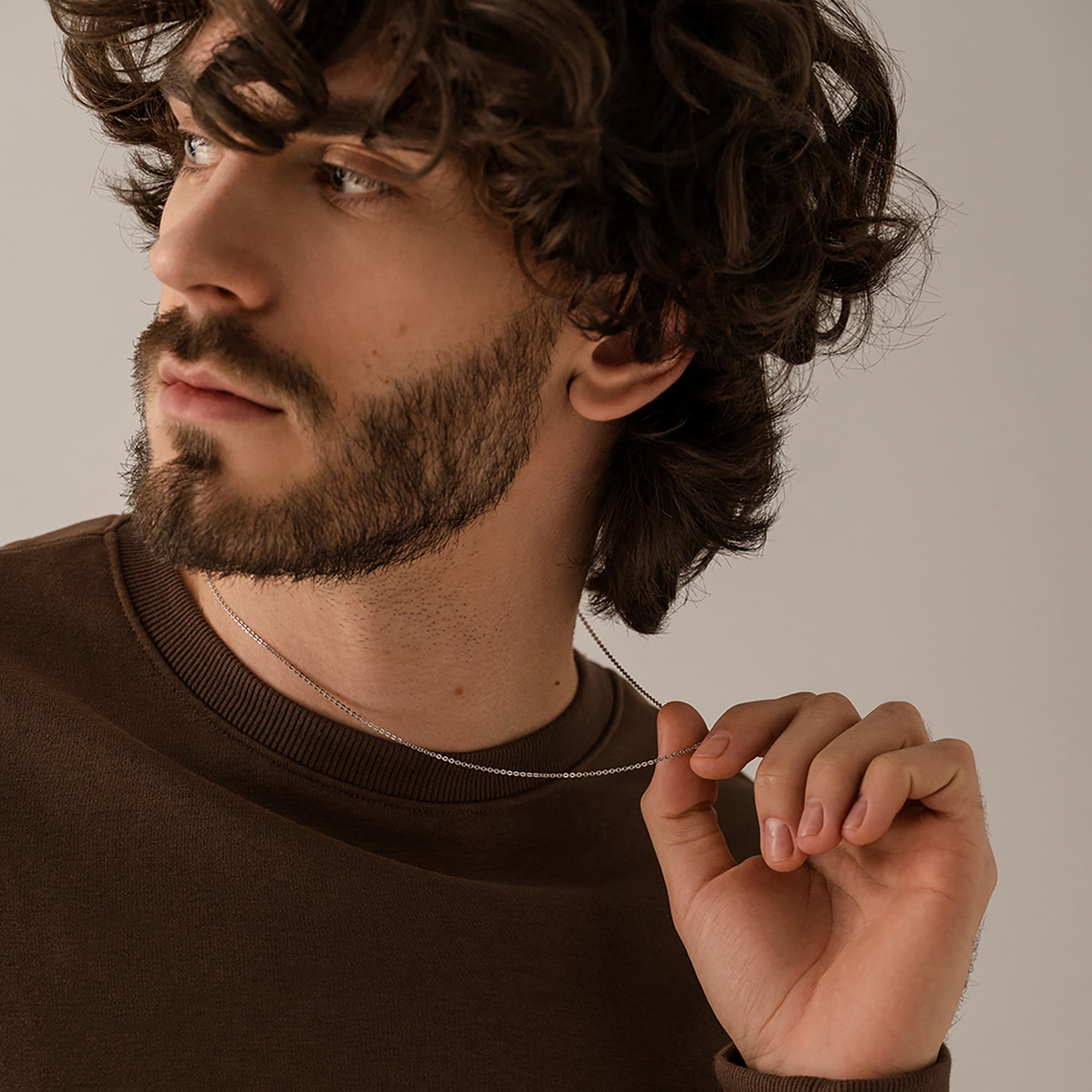 Цепь из серебра 925 пробы KRASTSVETMET НЦ 22-039Ю-3 d.0,35 