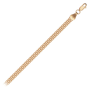 Цепь из золота 585 пробы KRASTSVETMET НЦ 12-073 d.0.35