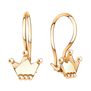 Серьги из золота 585 пробы SANIS 01-207997