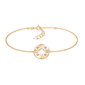 Браслет из золота 585 пробы с фианитом SANIS 08-716929