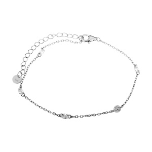 Браслет из серебра 925 пробы с кубическим цирконием МАСТЕР КЛИО 22Б135036