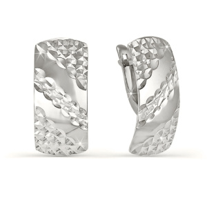 Серьги из серебра 925 пробы DEL'TA с220359