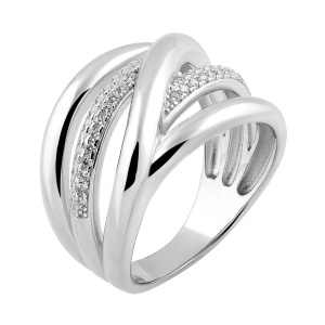 Кольцо из серебра 925 пробы с фианитом SVETLOV И1-491-23-01