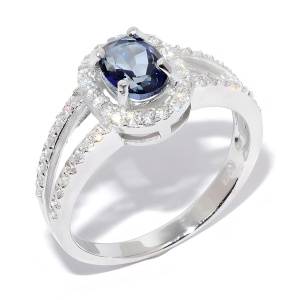 Кольцо из серебра 925 пробы с кварцем SILVER WINGS 210011-32-176