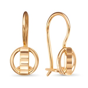 Серьги из золота 585 пробы DEL'TA 2204380