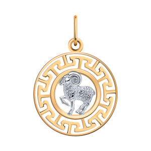 Кулон из золота 585 пробы ATOLL 5755/овен