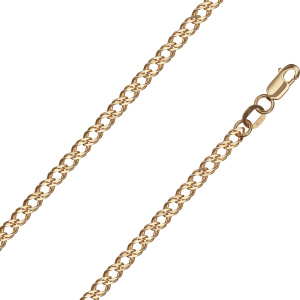Цепь из золота 585 пробы KRASTSVETMET НЦ 12-076ПГ d.0.80