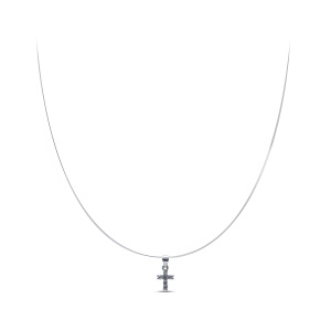 Колье из серебра 925 пробы с фианитом SILVER WINGS 05C1CQ3586a-145