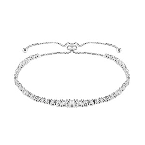 Браслет из серебра 925 пробы с фианитом JUVEDEL ПР-1898