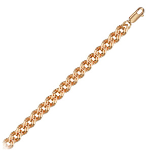 Цепь из золота 585 пробы KRASTSVETMET НЦ 12-200ПГ d.1.00
