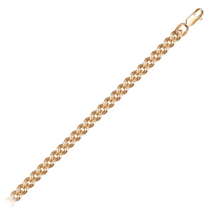 Цепь из золота 585 пробы KRASTSVETMET НЦ 12-200ПГ d.0.70