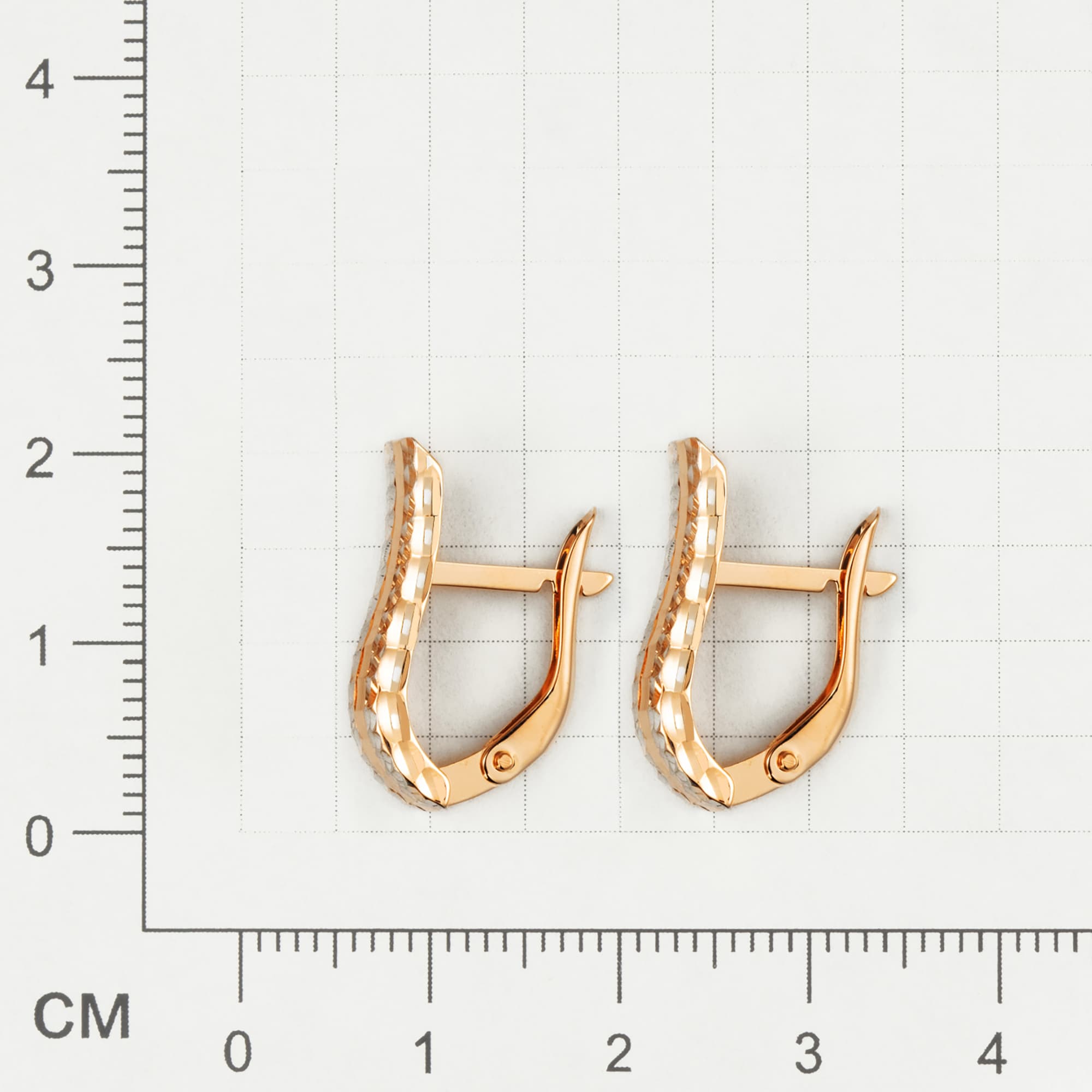 Серьги из золота 585 пробы ГОЛДЕН ГЛОБ Срг04-02 Золото 585 пр.