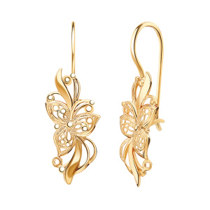 Серьги из золота 585 пробы ATOLL 2730