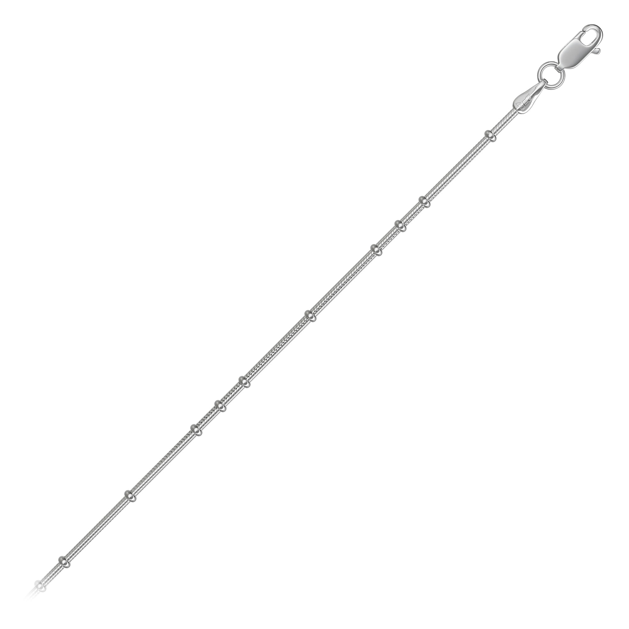 Цепь из серебра 925 пробы KRASTSVETMET НЦ 22-083Ю-3 d.0.35 Серебро 925 пр.